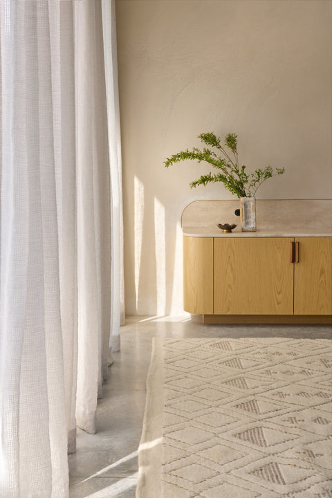 SAHARA TRELLIS IVORY/TAUPE