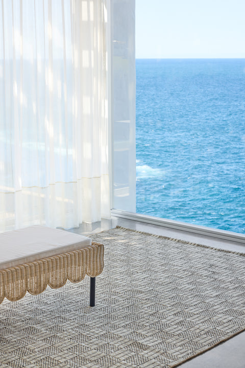 NATURALS GRID NAT/STONE