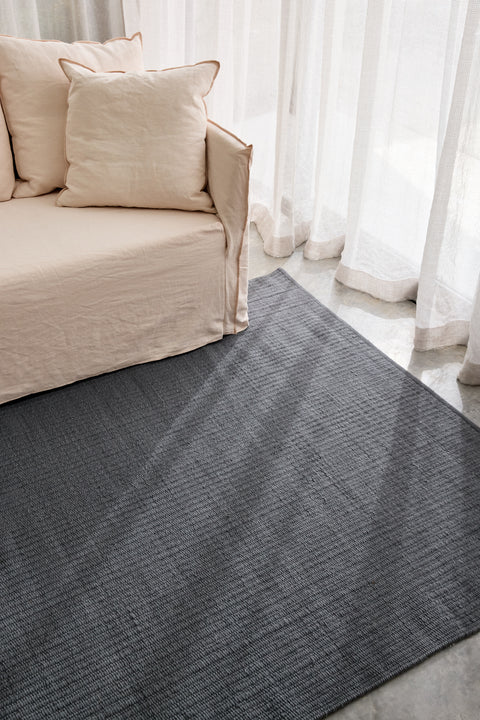 PEBBLE FLATWEAVE ANTHRACITE