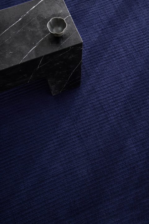 PEBBLE FLATWEAVE NAVY