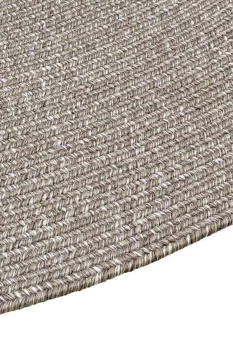 SEASONS STRIPE NAT GREY ROUND