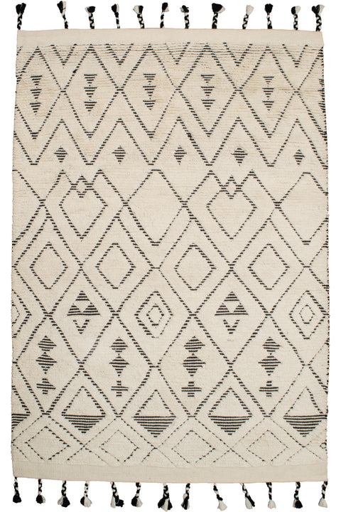 SAHARA DIAMOND IVORY/CHARCOAL