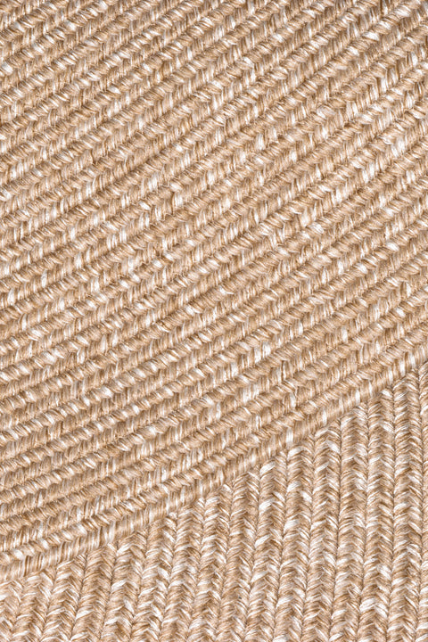SEASONS STRIPE NATURAL BEIGE ROUND